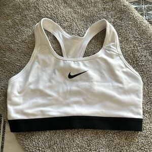 White Nike bra!